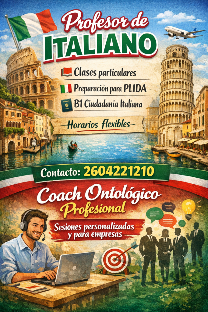 flyer promocional de clases y coaching